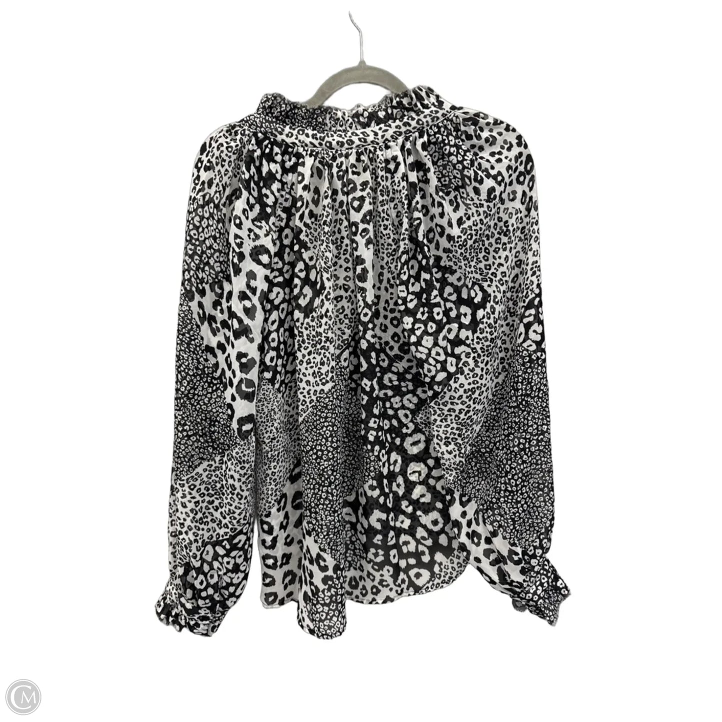 Top Long Sleeve By Clothes Mentor In Animal Print, Size: M