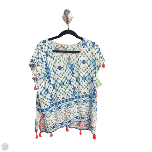 Top Short Sleeve By Clothes Mentor In Tie Dye Print, Size: S