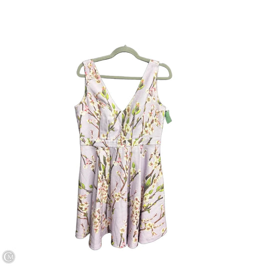 Dress Casual Short By Gianni Bini In Floral Print, Size: L