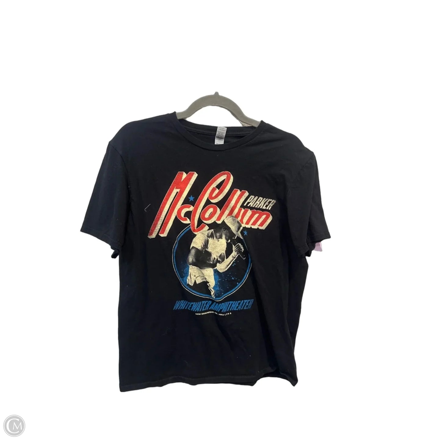 Top Short Sleeve By Gildan In Black, Size: M
