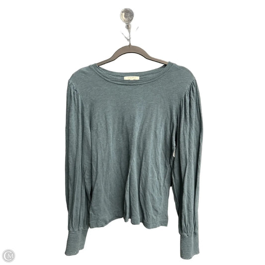 Top Long Sleeve By Z Supply In Green, Size: M