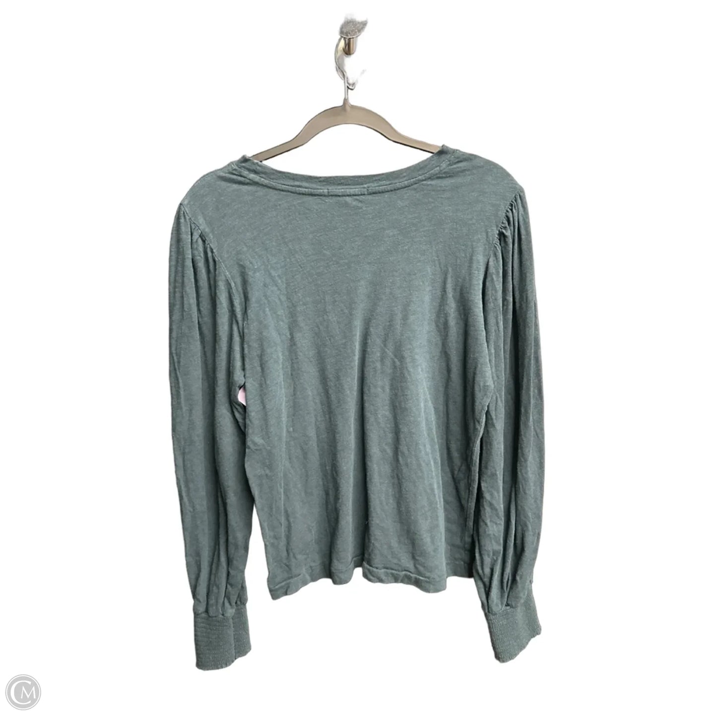 Top Long Sleeve By Z Supply In Green, Size: M