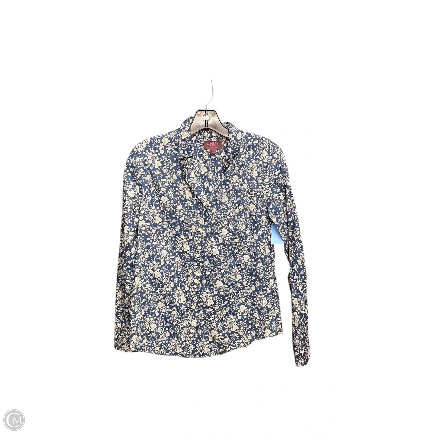 Top Long Sleeve By J. Crew In Floral Print, Size: 4