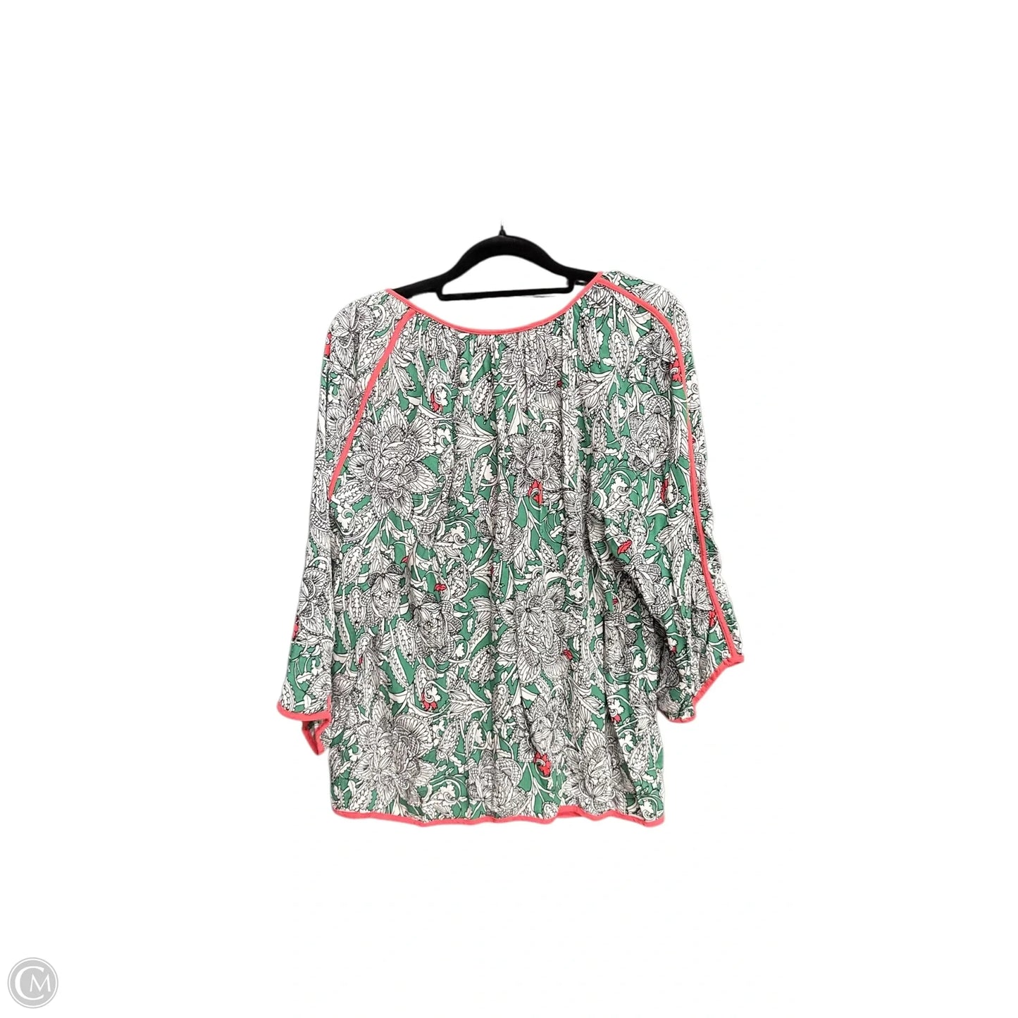 Blouse 3/4 Sleeve By Boden In Floral Print