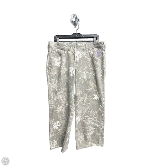 Jeans Wide Leg By Hollister In Camouflage Print, Size: 10