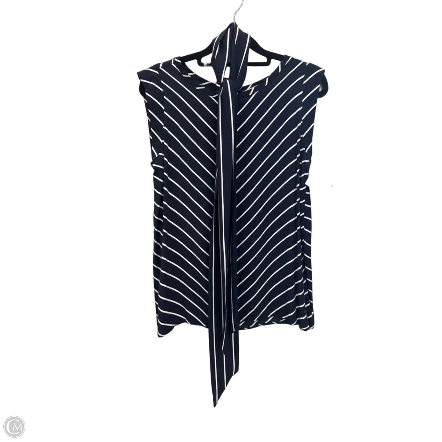 Top Sleeveless By Loft In Navy, Size: Xs