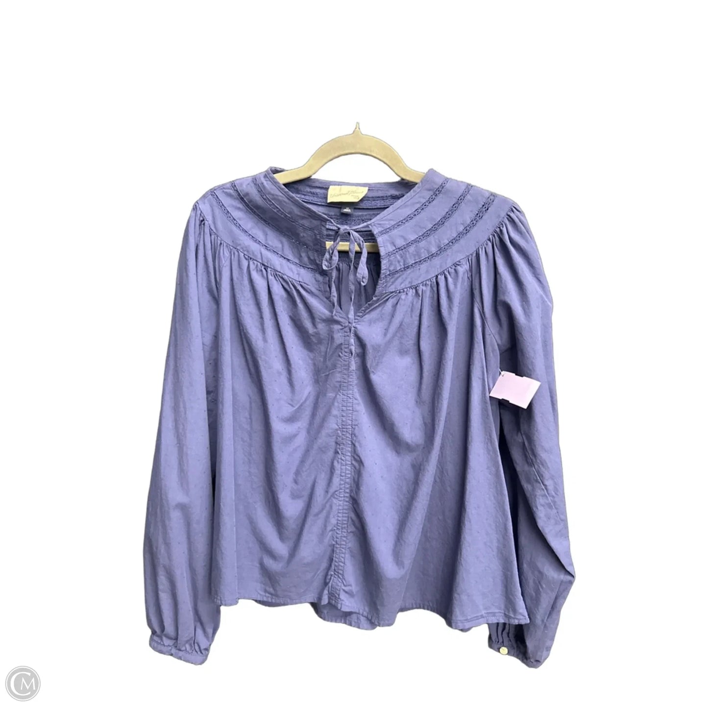 Top Long Sleeve By Universal Thread In Blue, Size: Xs