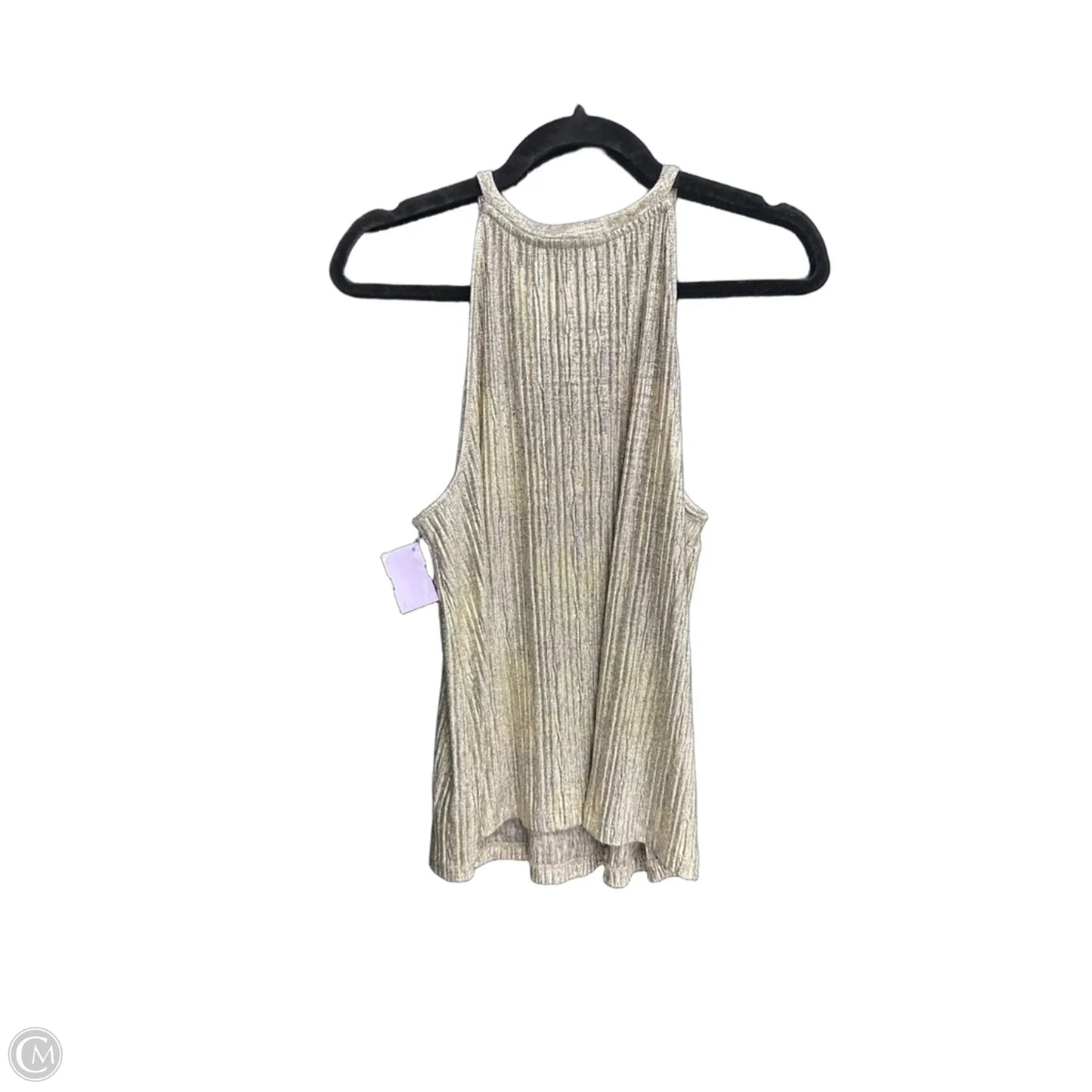 Tank Top By Anthropologie In Gold, Size: M