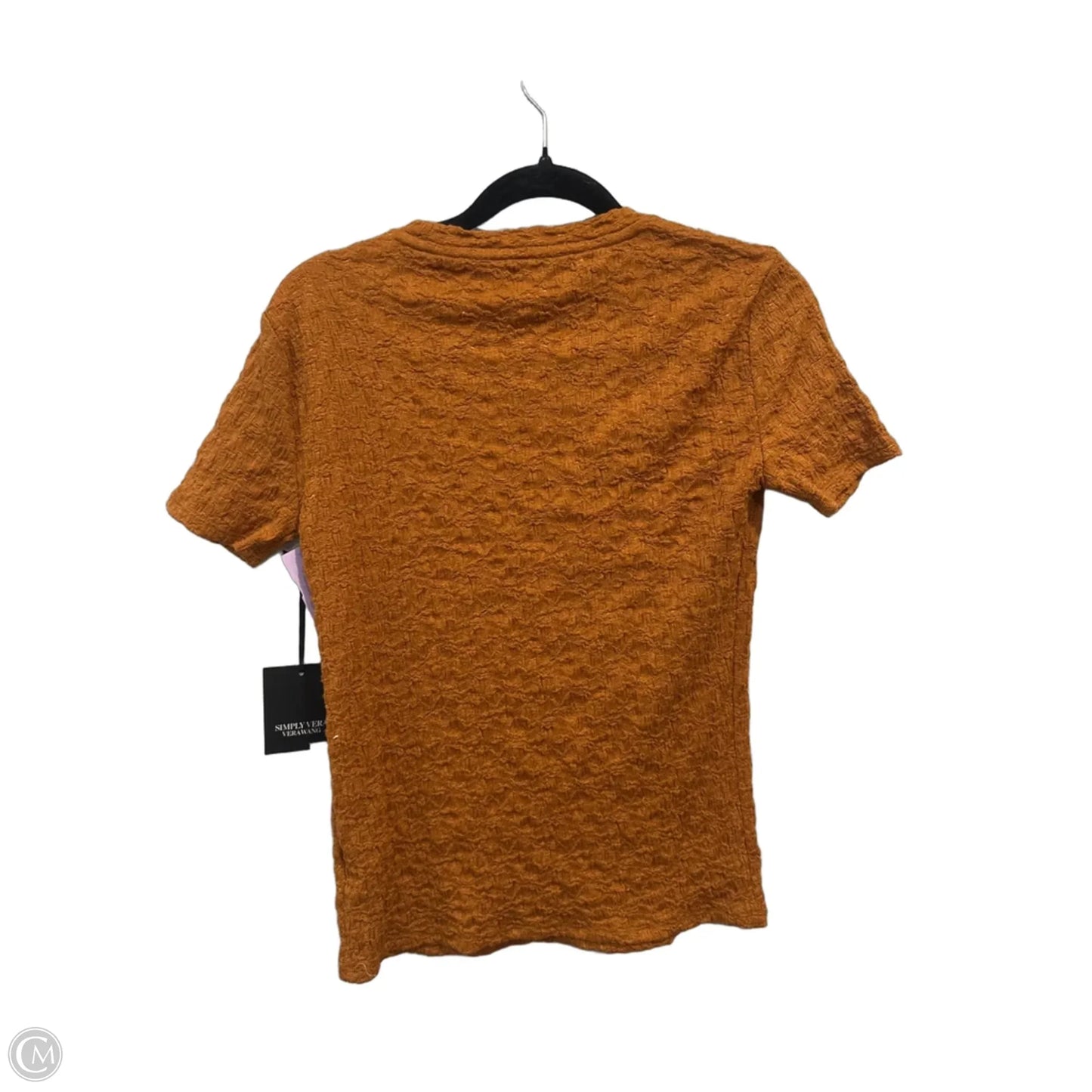 Top Short Sleeve By Simply Vera In Orange, Size: Xs