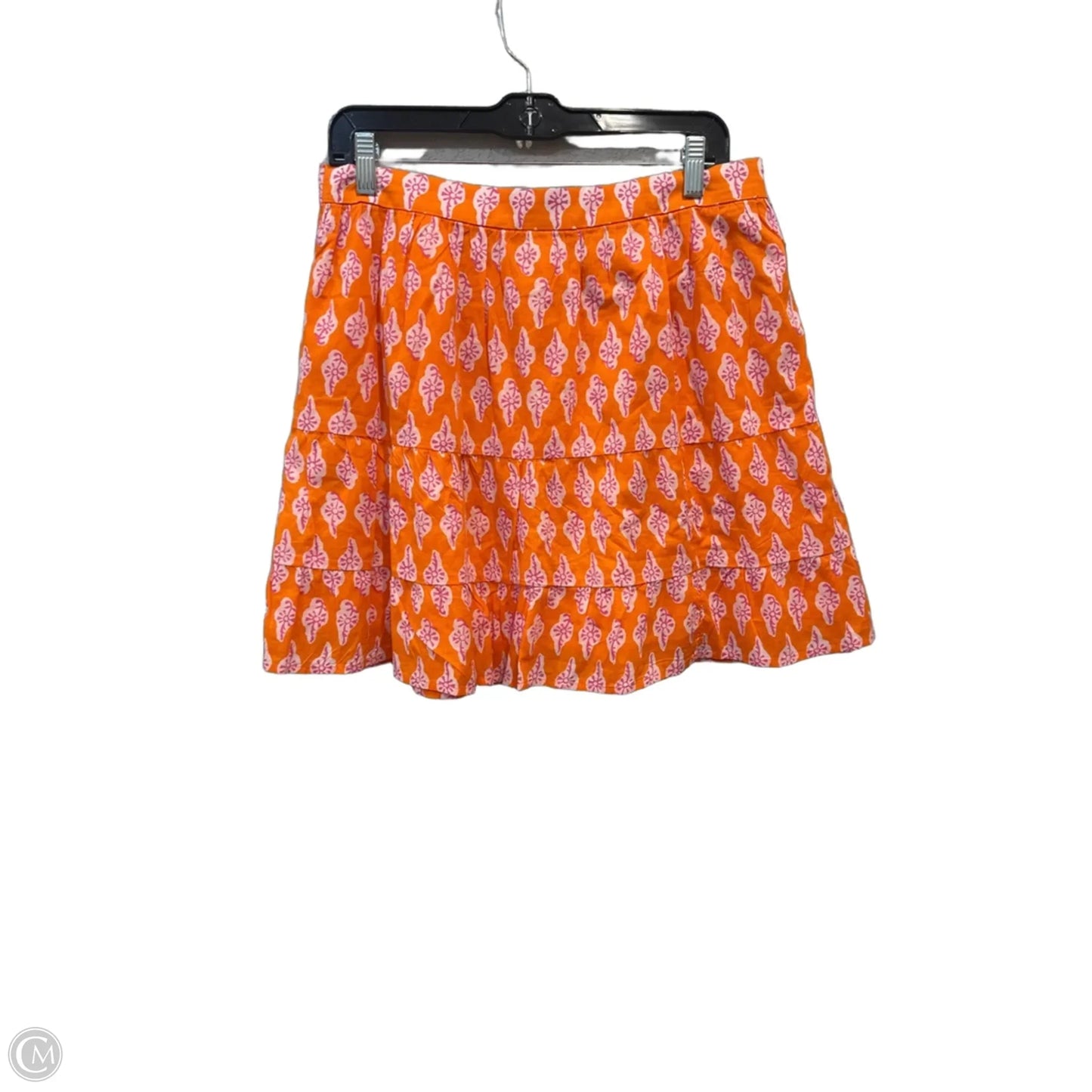 Skirt Mini & Short By J. Crew In Orange & Pink, Size: L