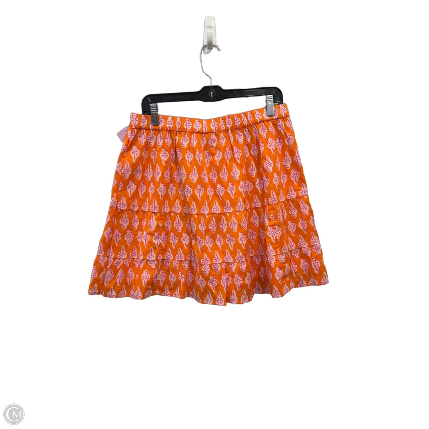 Skirt Mini & Short By J. Crew In Orange & Pink, Size: L