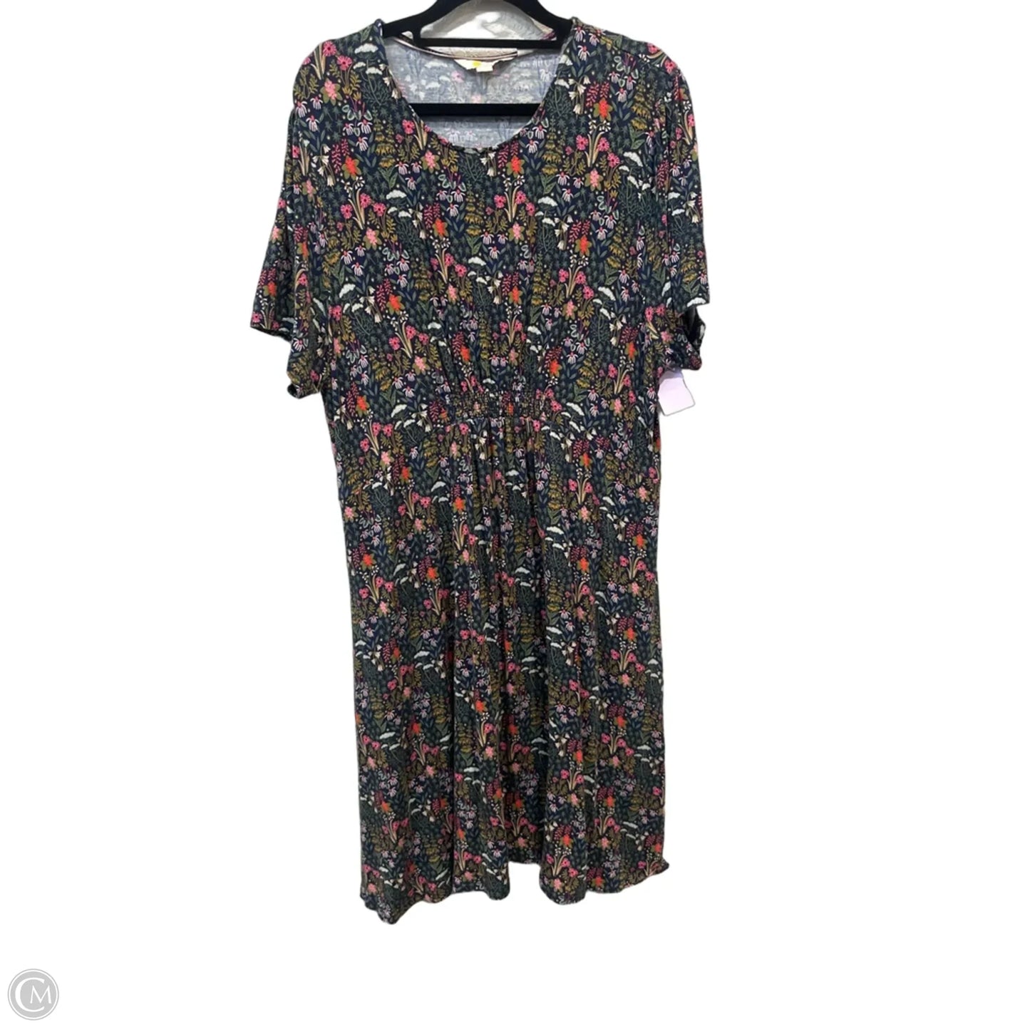 Dress Casual Midi By Boden In Floral Print, Size: 16