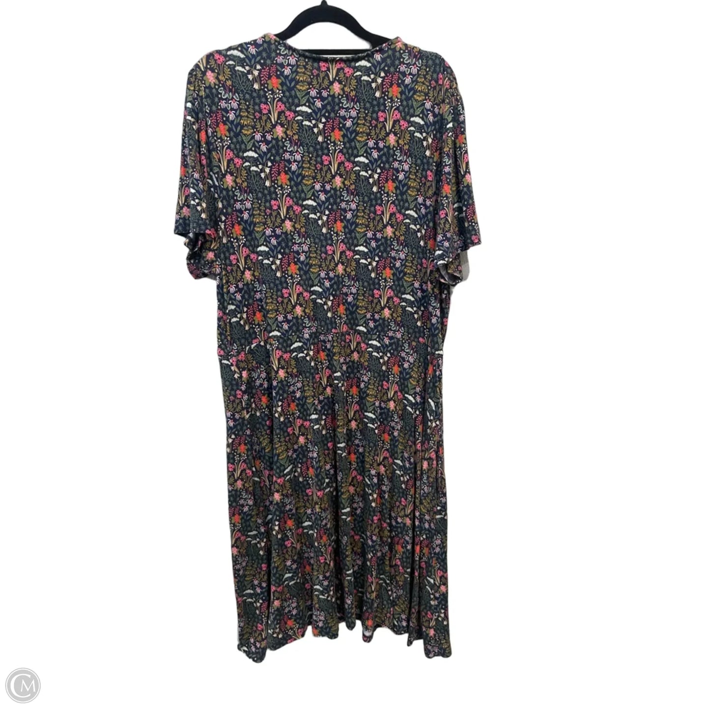 Dress Casual Midi By Boden In Floral Print, Size: 16