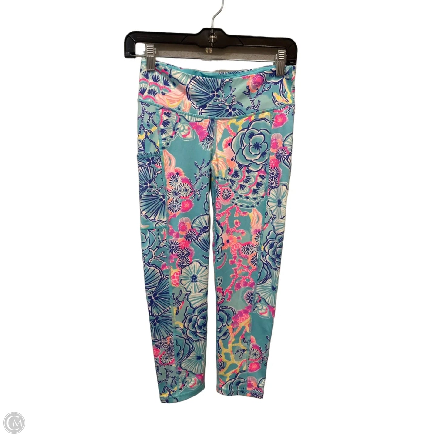 Pants Designer By Lilly Pulitzer In Blue & Pink, Size: S