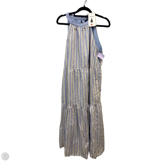 Dress Casual Midi By Zesica In Striped Pattern, Size: M