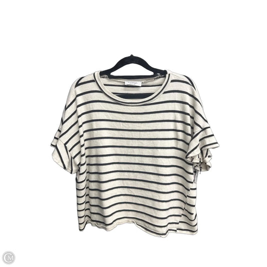 Top Short Sleeve By Kaileigh In Striped Pattern, Size: S