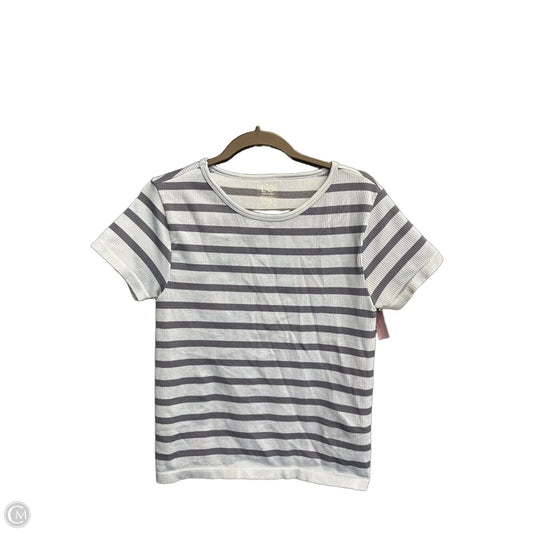 Top Short Sleeve By Clothes Mentor In Striped Pattern, Size: L