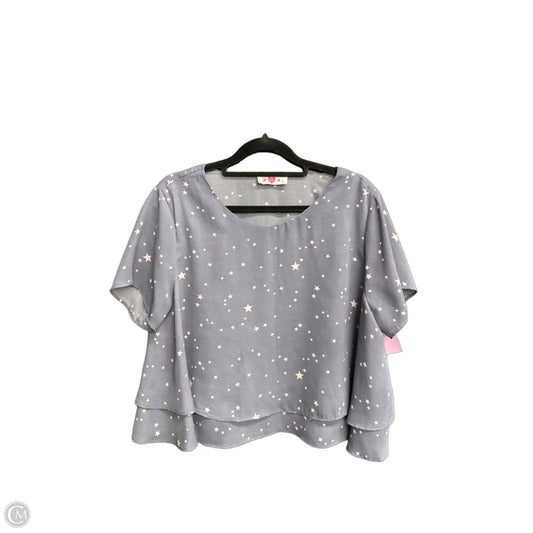 Top Short Sleeve By Buddy Love In Purple, Size: S