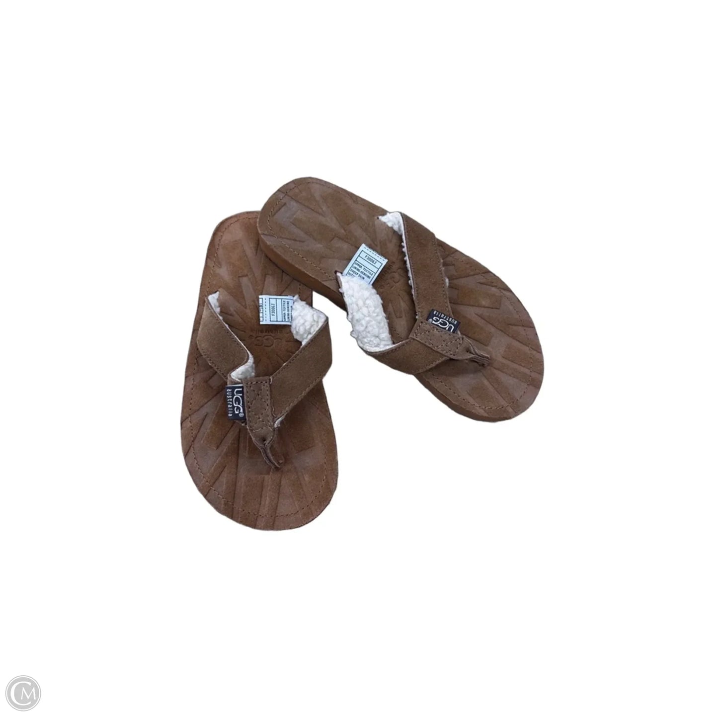 Sandals Designer By Ugg In Brown, Size: 6
