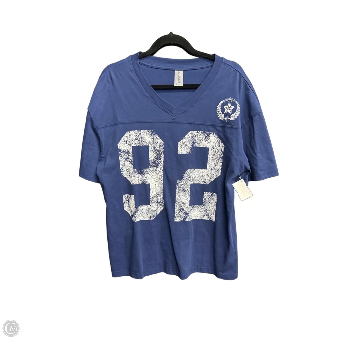 Top Short Sleeve By As Revival In Navy, Size: S