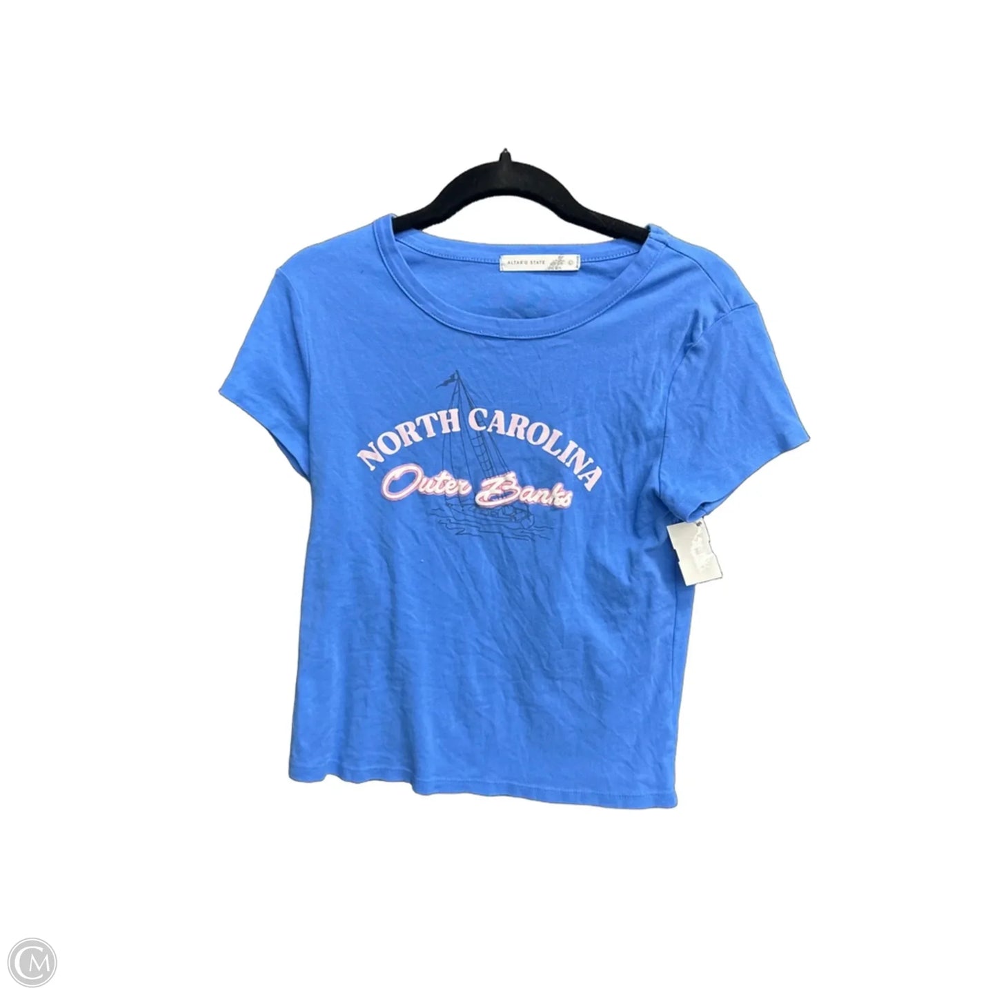 Top Short Sleeve By Altard State In Blue, Size: L