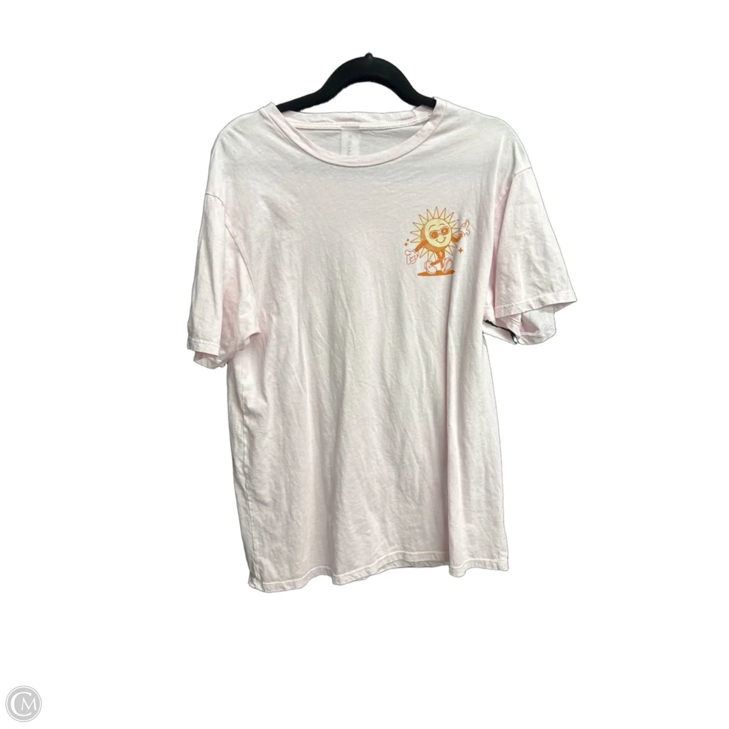 Top Short Sleeve By As Revival In Pink, Size: S