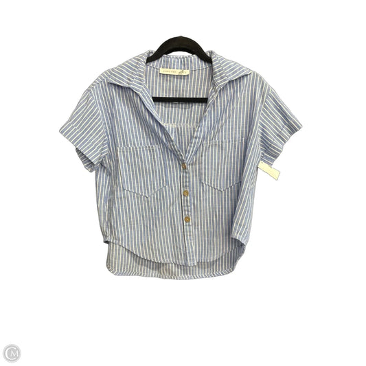 Top Short Sleeve By Altard State In Striped Pattern, Size: S