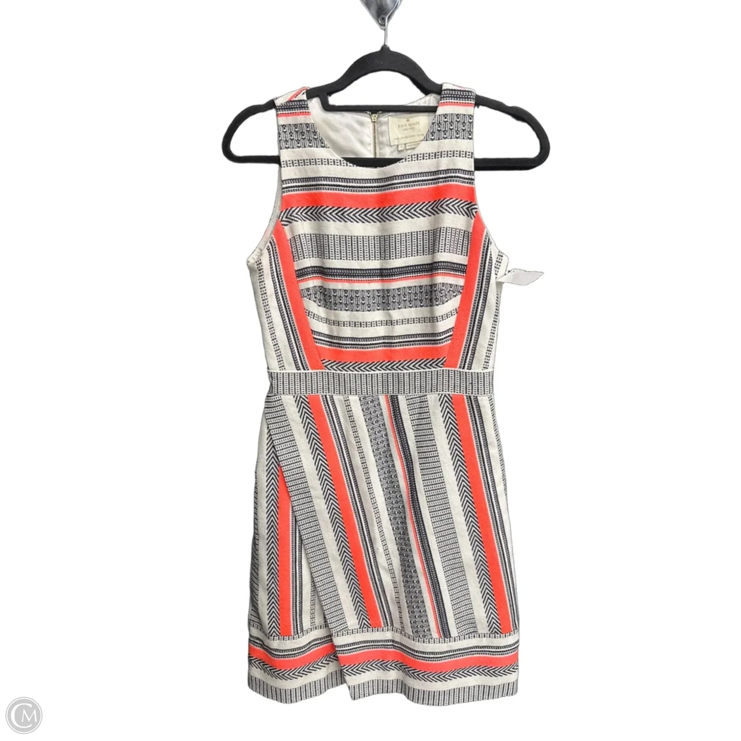 Dress Designer By Kate Spade In Black & White, Size: 4