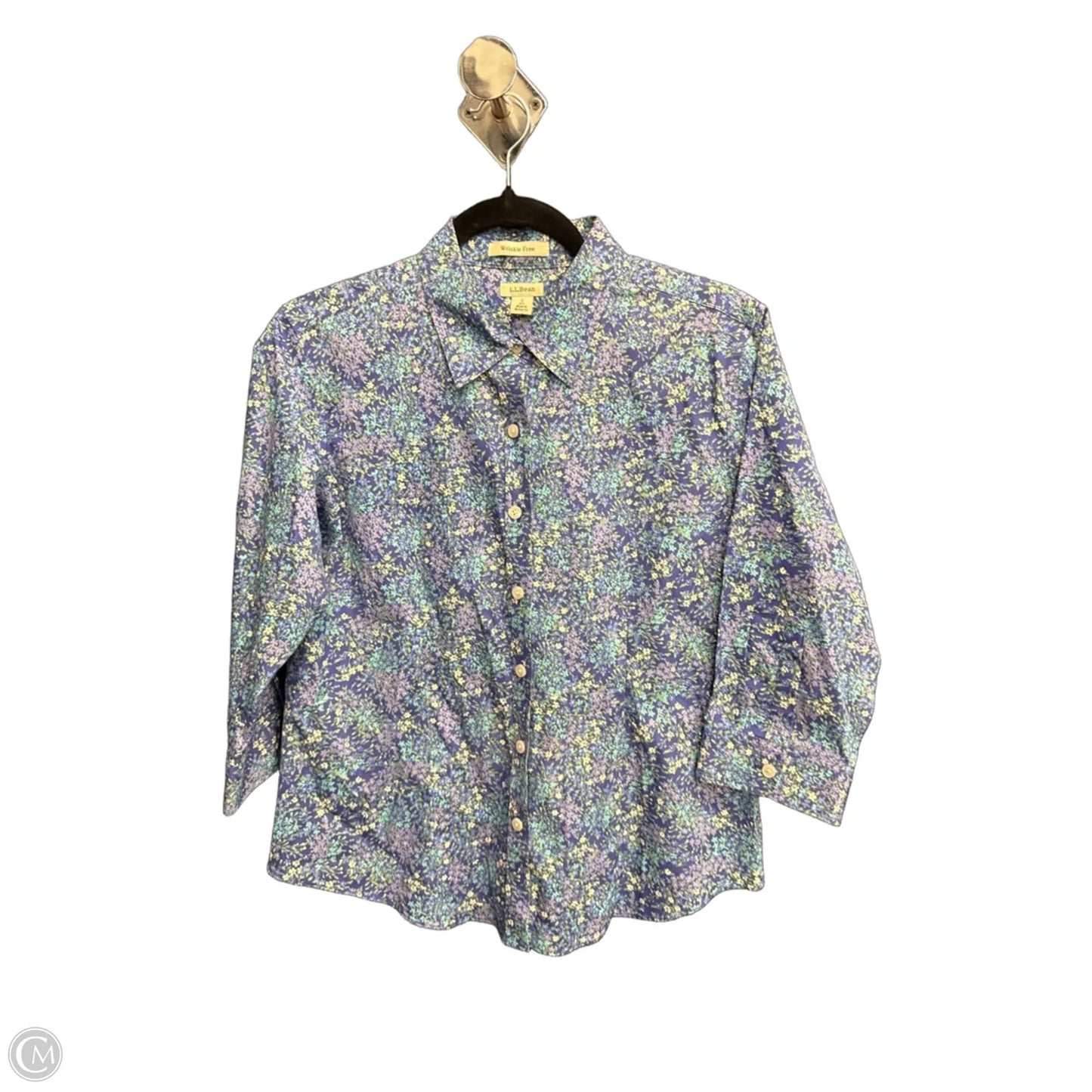 Top Long Sleeve By L.l. Bean In Floral Print, Size: Sp