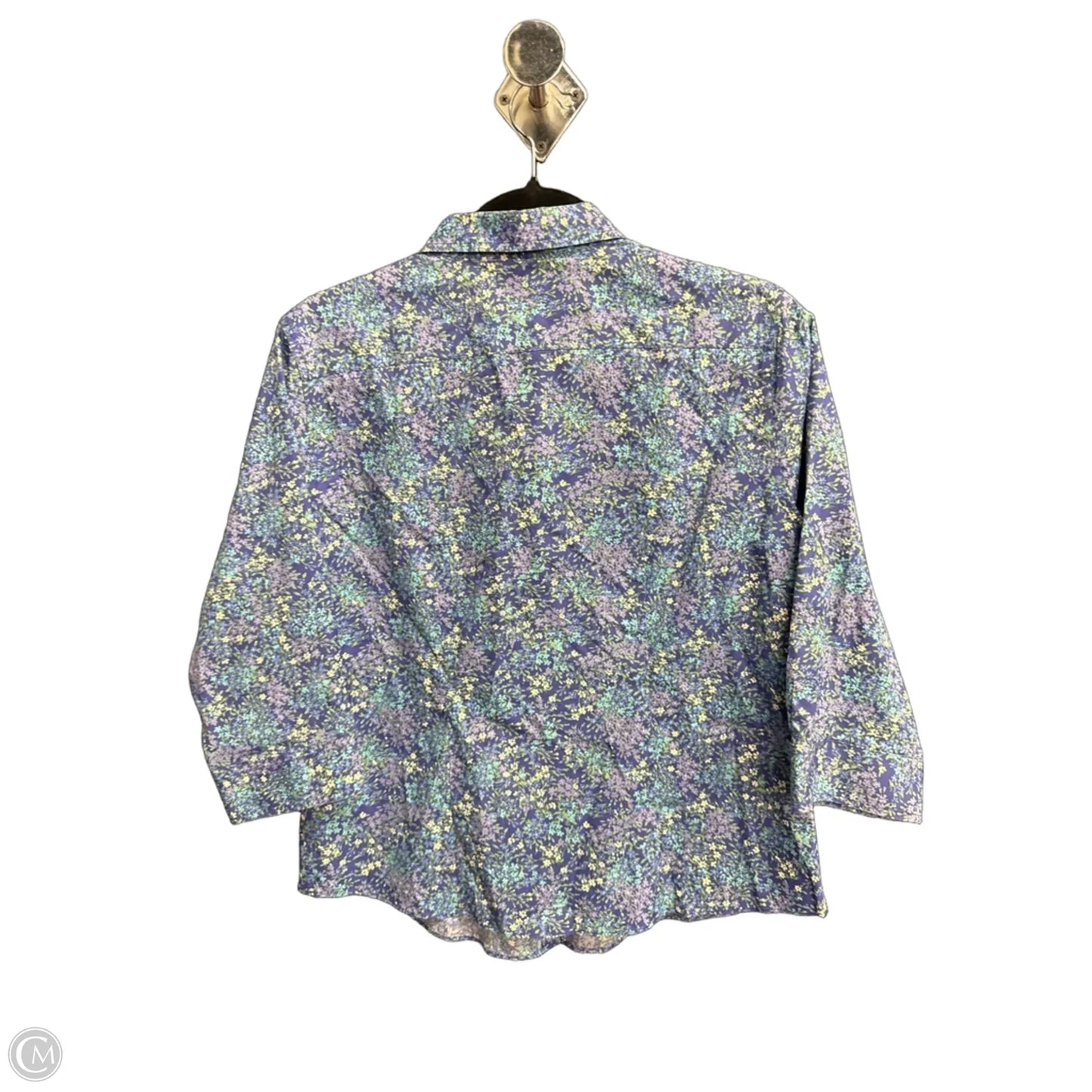 Top Long Sleeve By L.l. Bean In Floral Print, Size: Sp