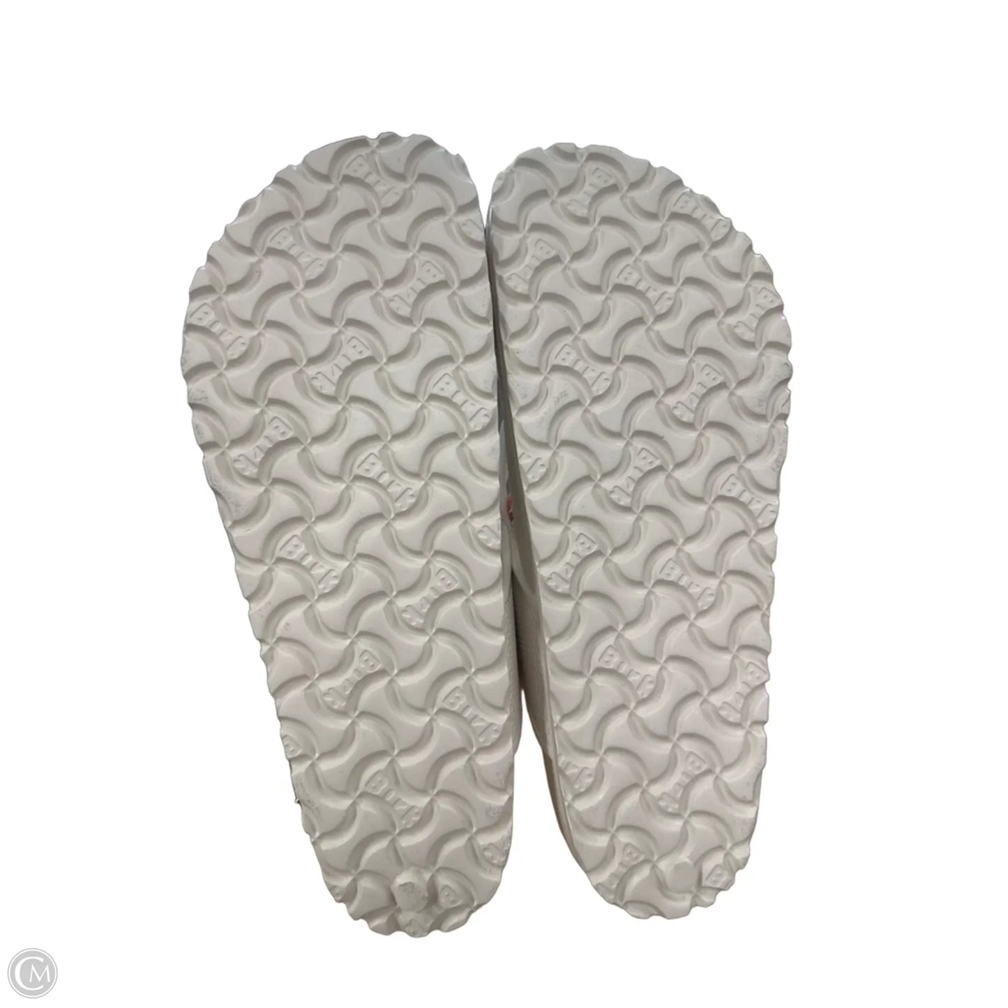 Sandals Flip Flops By Birkenstock In White, Size: 8