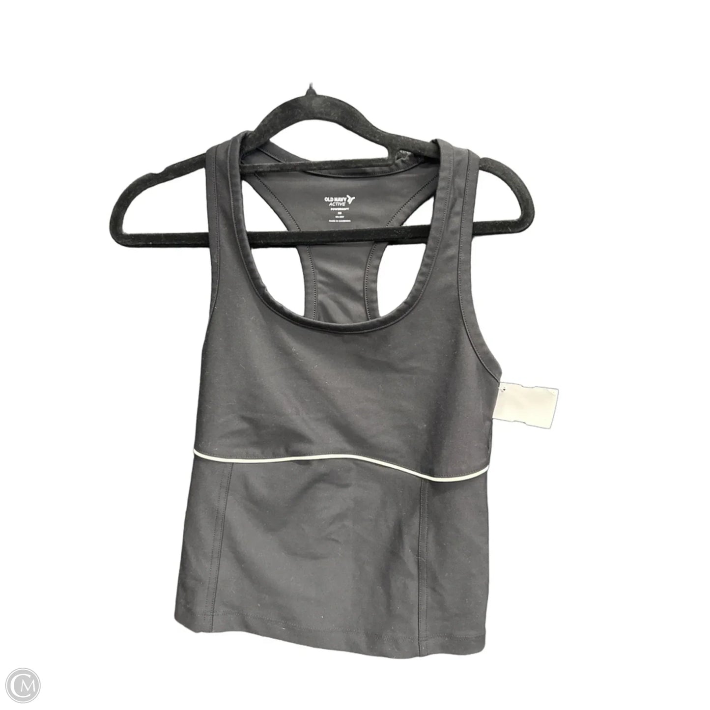 Athletic Tank Top By Old Navy In Black, Size: Xs