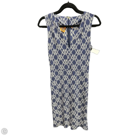 Dress Designer By Tory Burch In Blue & White, Size: S