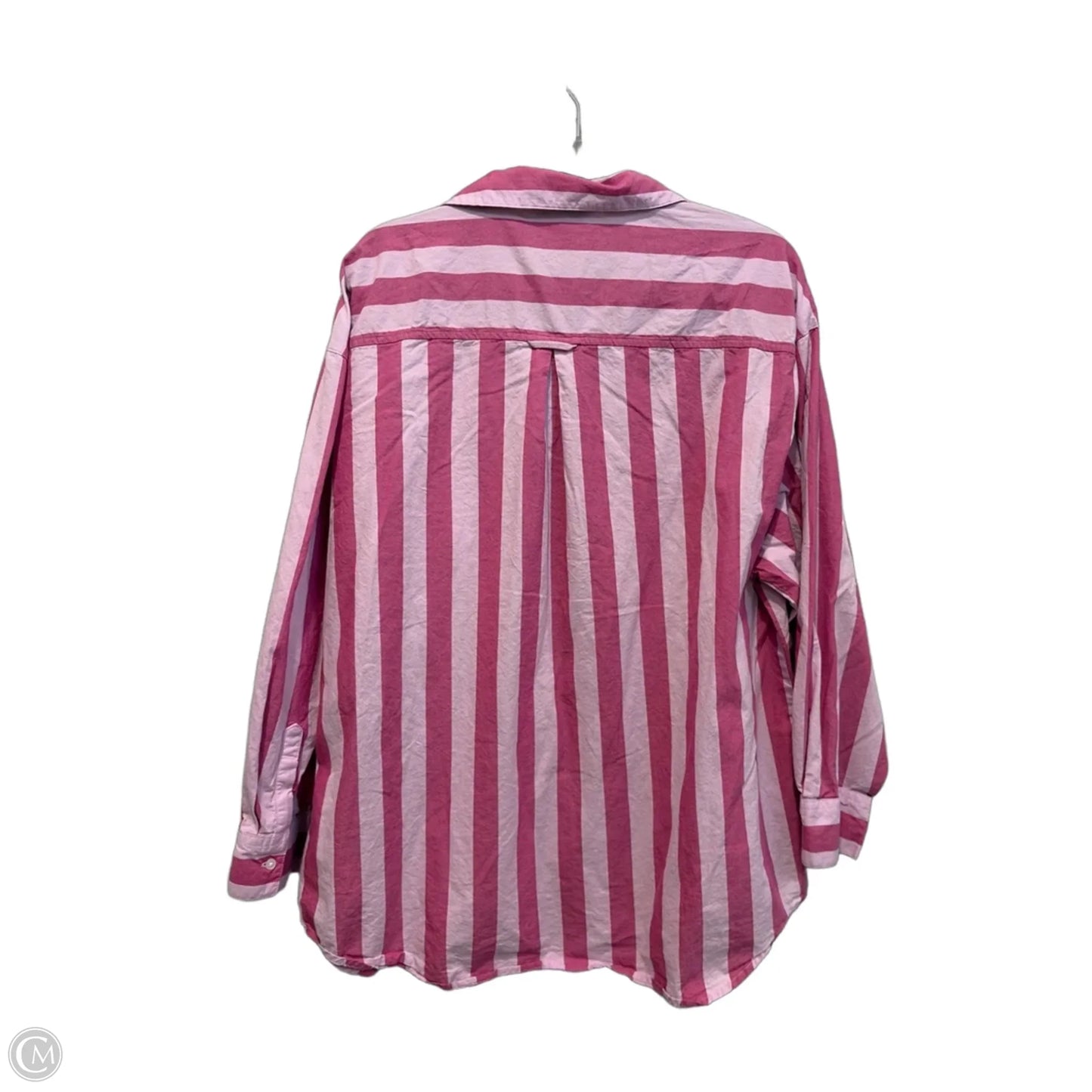 Top Long Sleeve By Old Navy In Striped Pattern, Size: L
