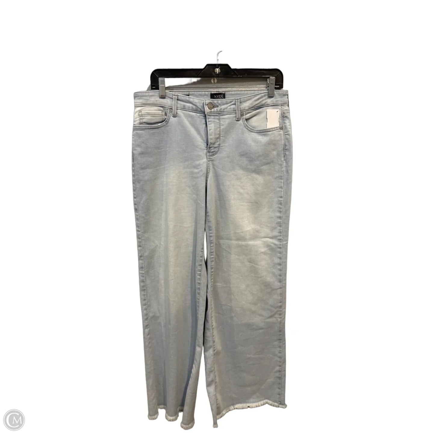 Jeans Wide Leg By New York Jean Company In Blue Denim, Size: 10