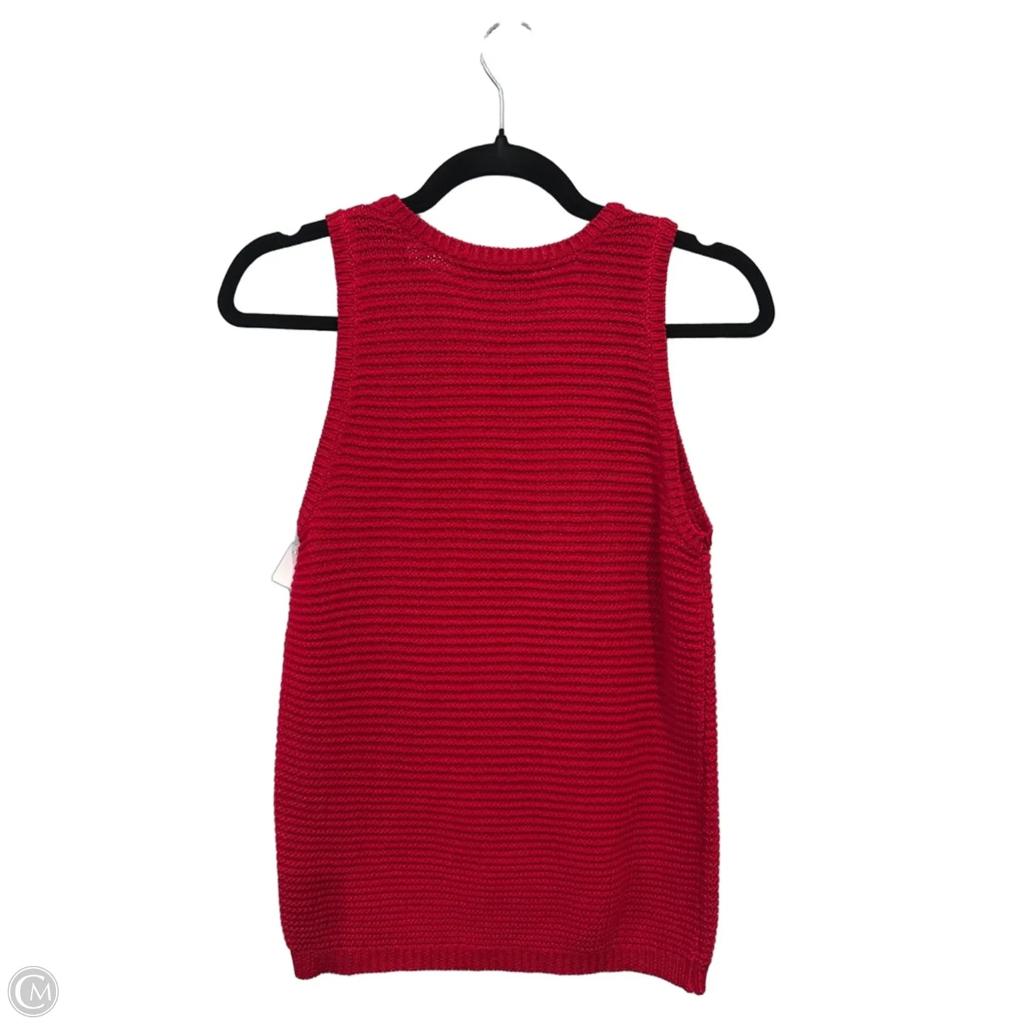 Top Sleeveless By Lauren By Ralph Lauren In Red, Size: M