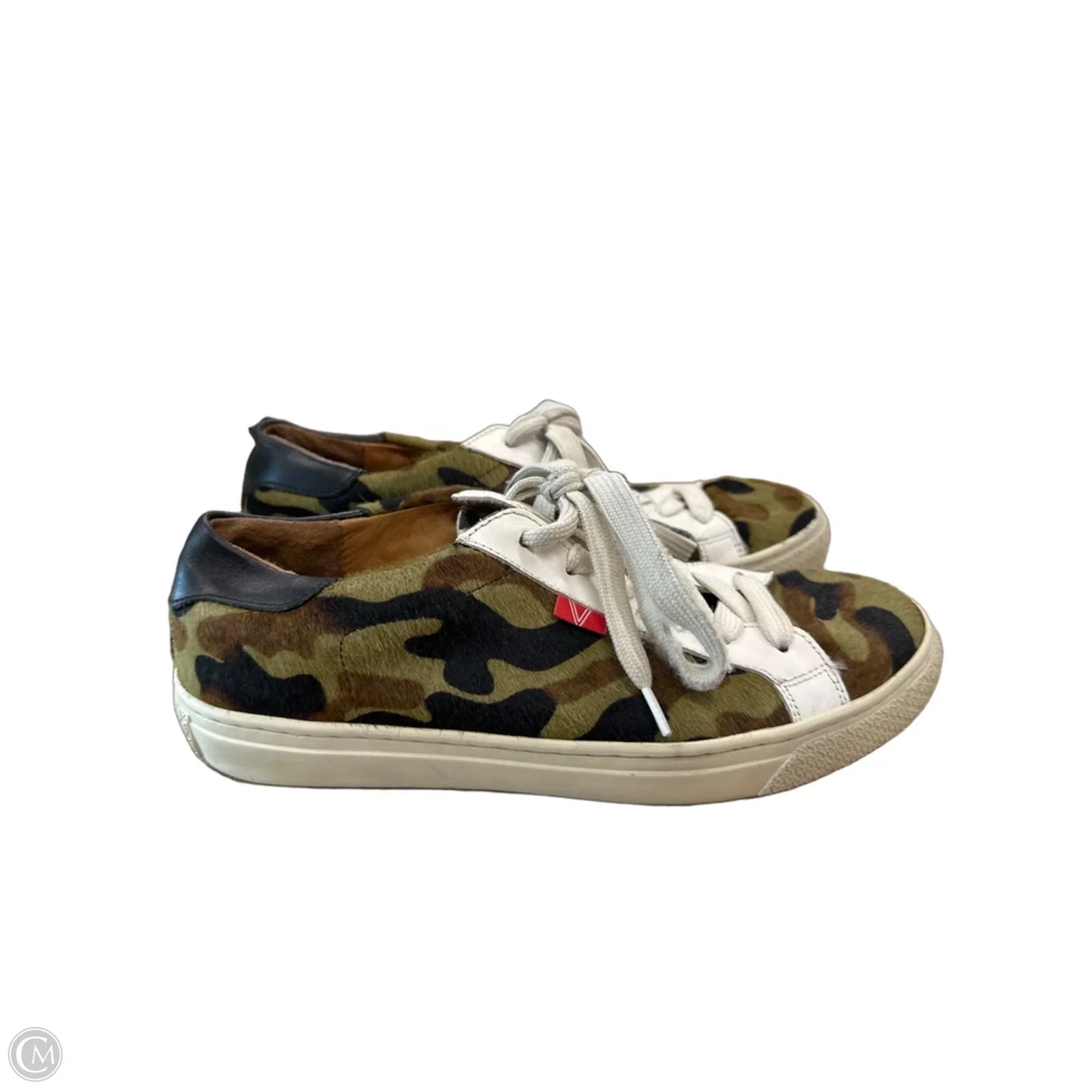 Shoes Sneakers By Veronica Beard In Camouflage Print, Size: 7
