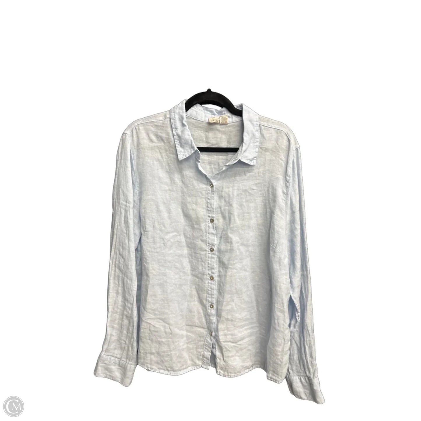 Top Long Sleeve By Joie In Blue, Size: Xl