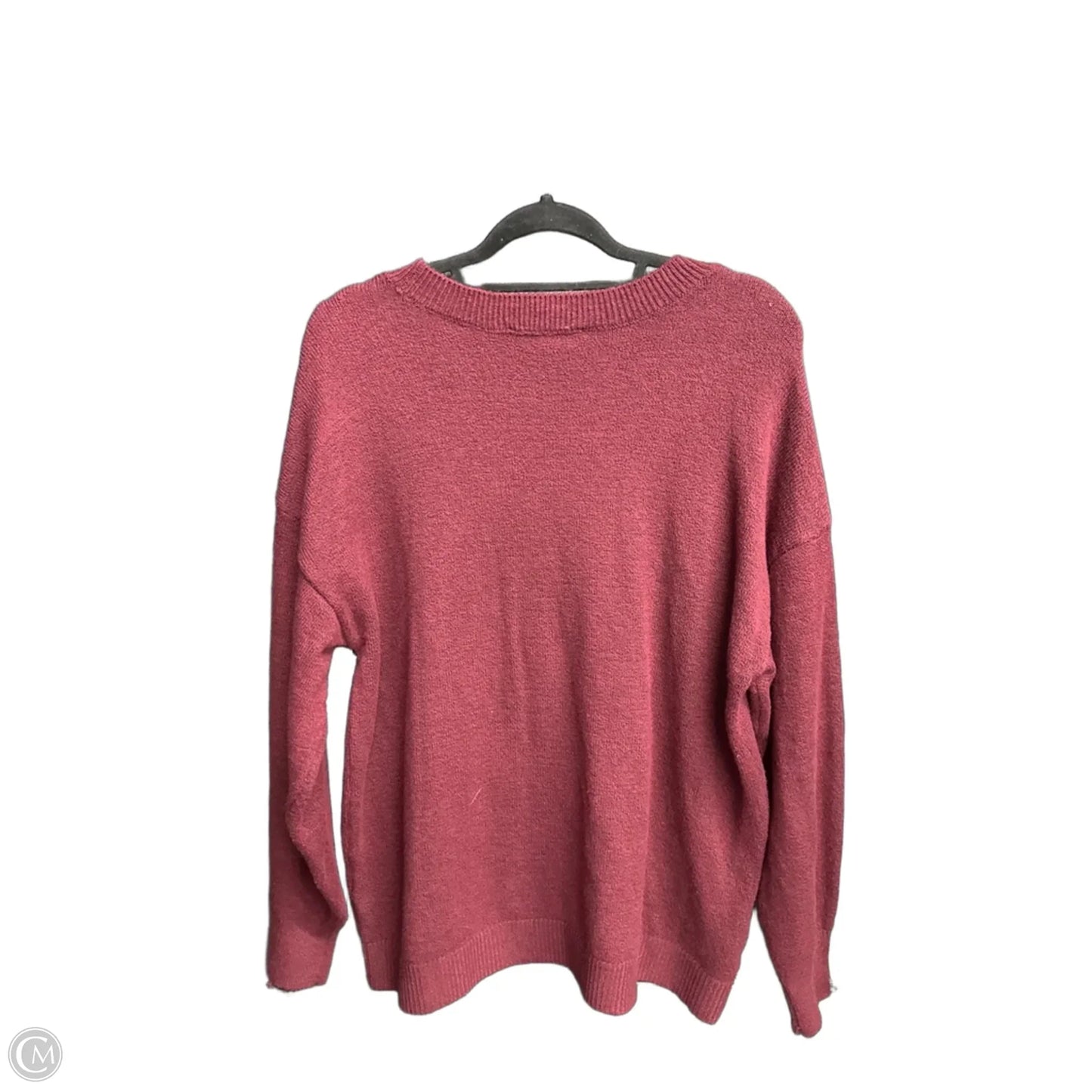 Sweater By Loft In Maroon, Size: L