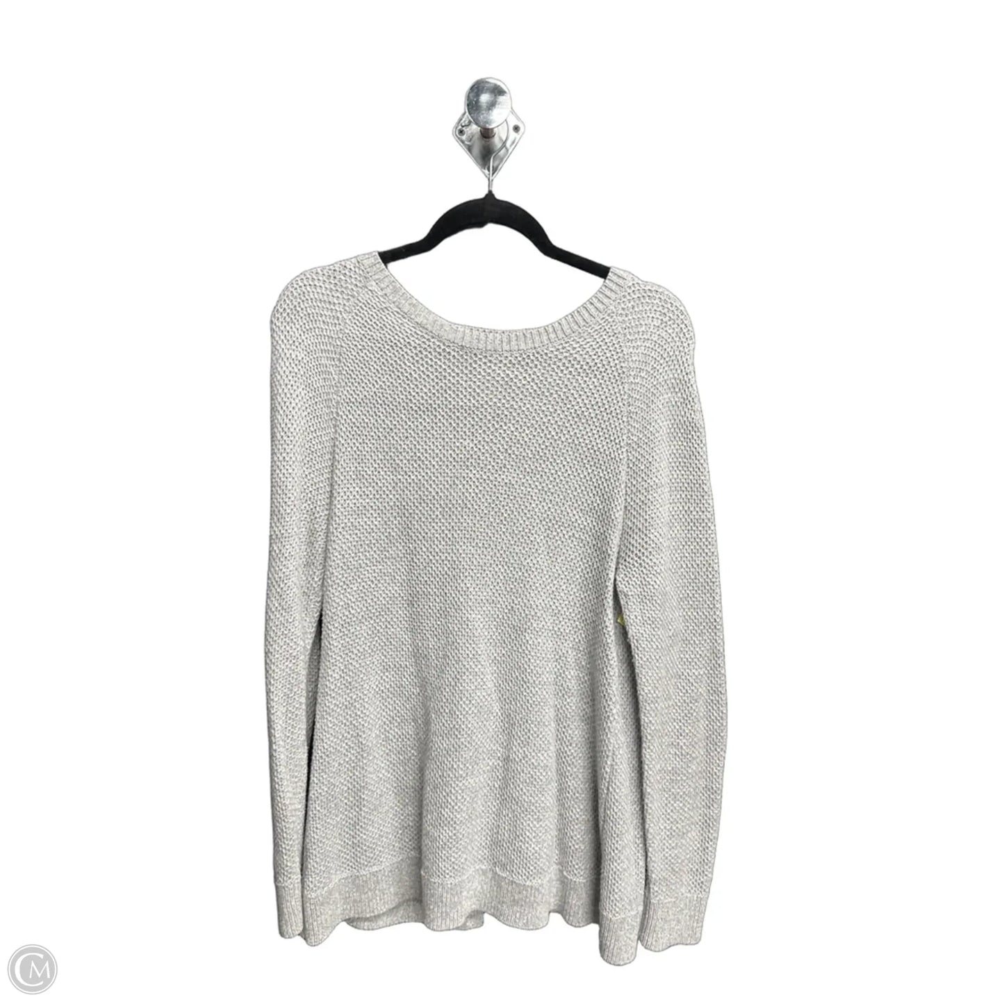 Sweater By Loft In Grey, Size: L