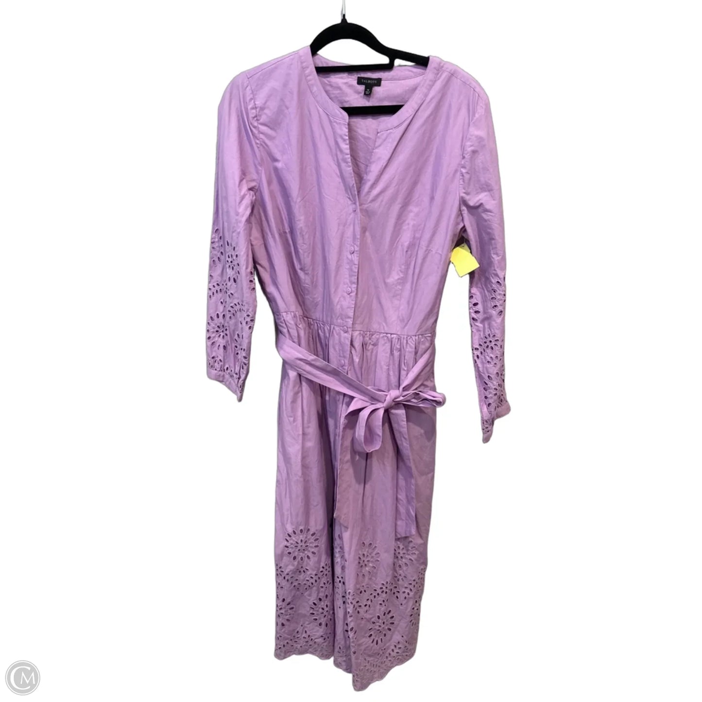 Dress Casual Midi By Talbots In Purple, Size: 10