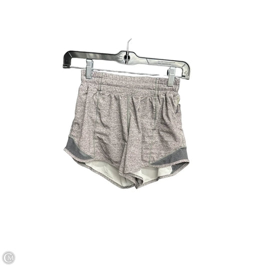 Athletic Shorts By Lululemon In Grey, Size: 2