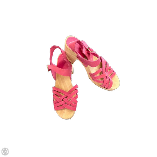 Shoes Heels Block By Loft In Pink, Size: 7