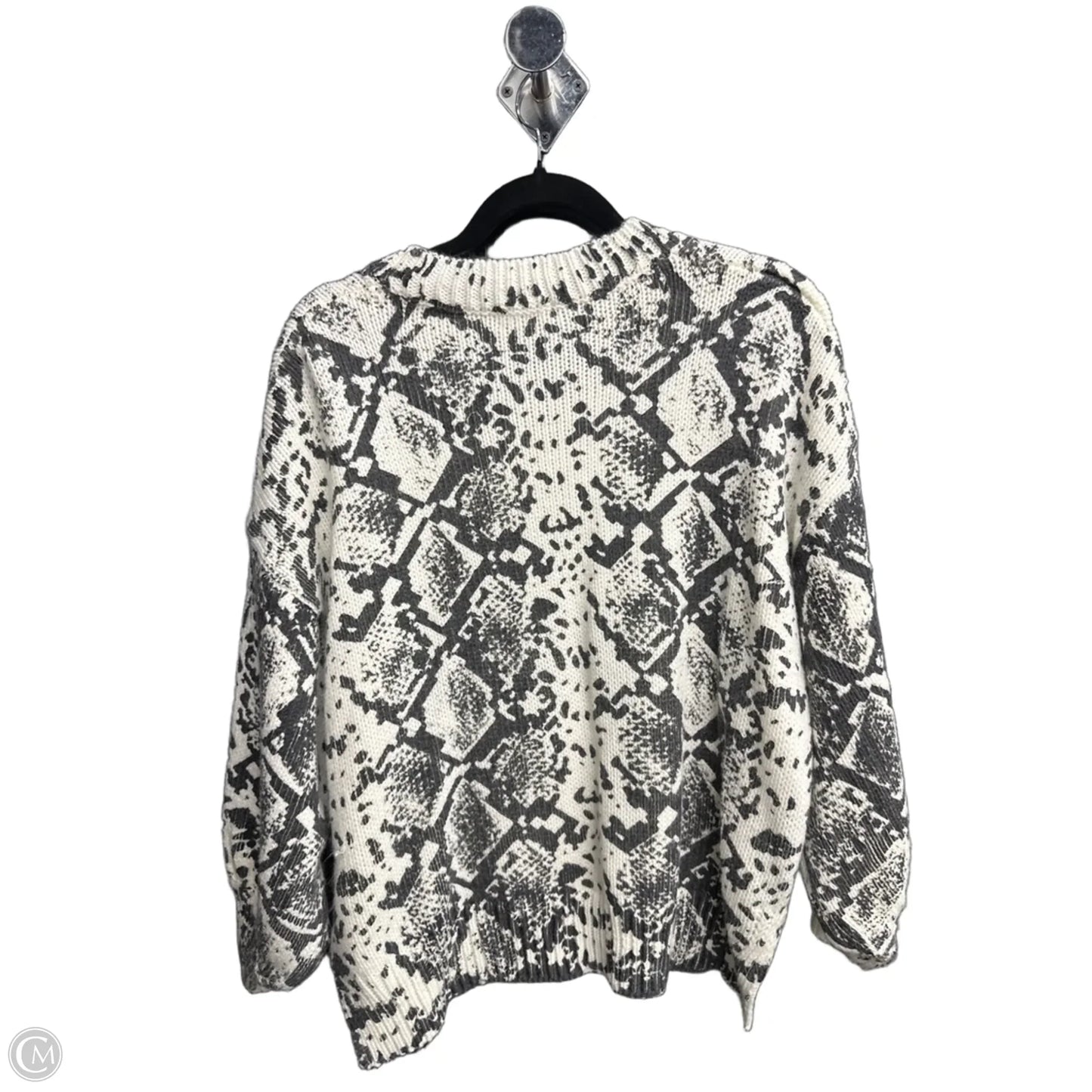 Sweater By Andthewhy In Black & White, Size: M