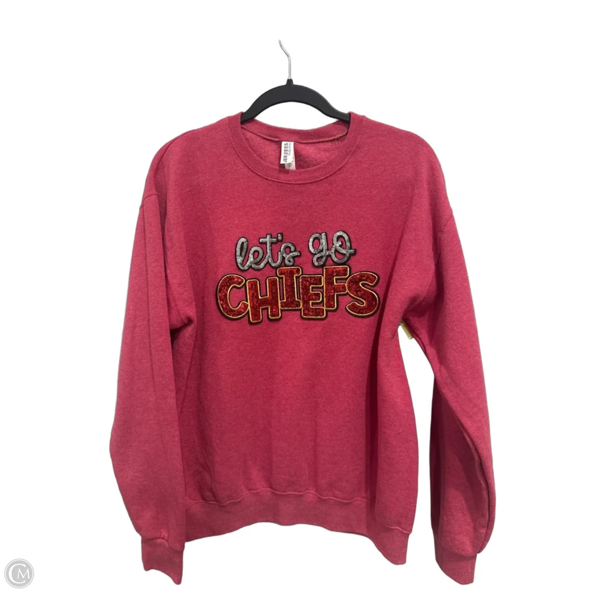 Sweatshirt Crewneck By Jerzees In Red, Size: M