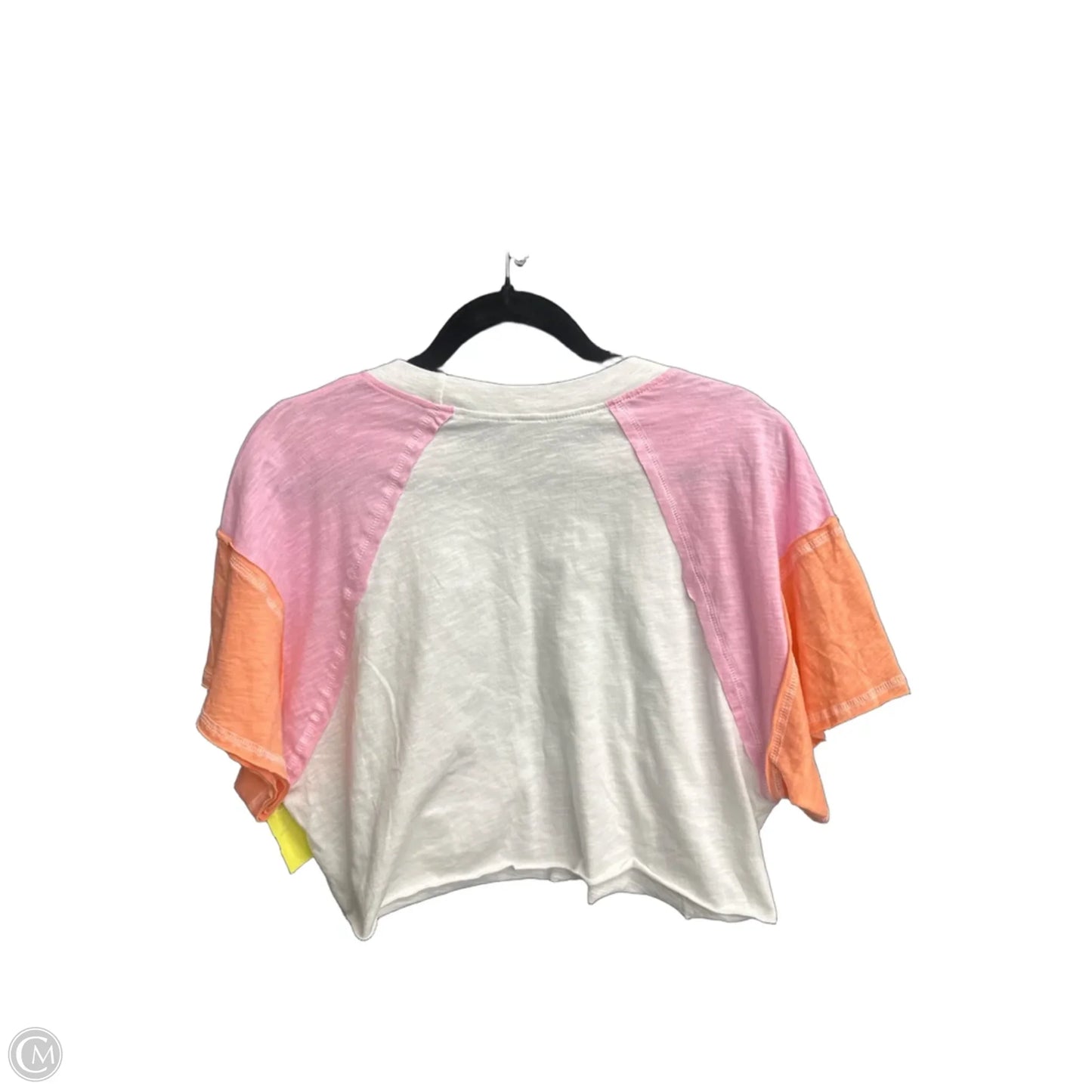 Top Short Sleeve By As Revival In Orange & Pink, Size: Xs