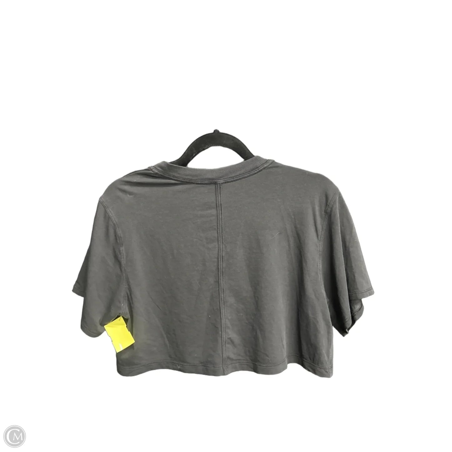 Athletic Top Short Sleeve By Lululemon In Black, Size: S