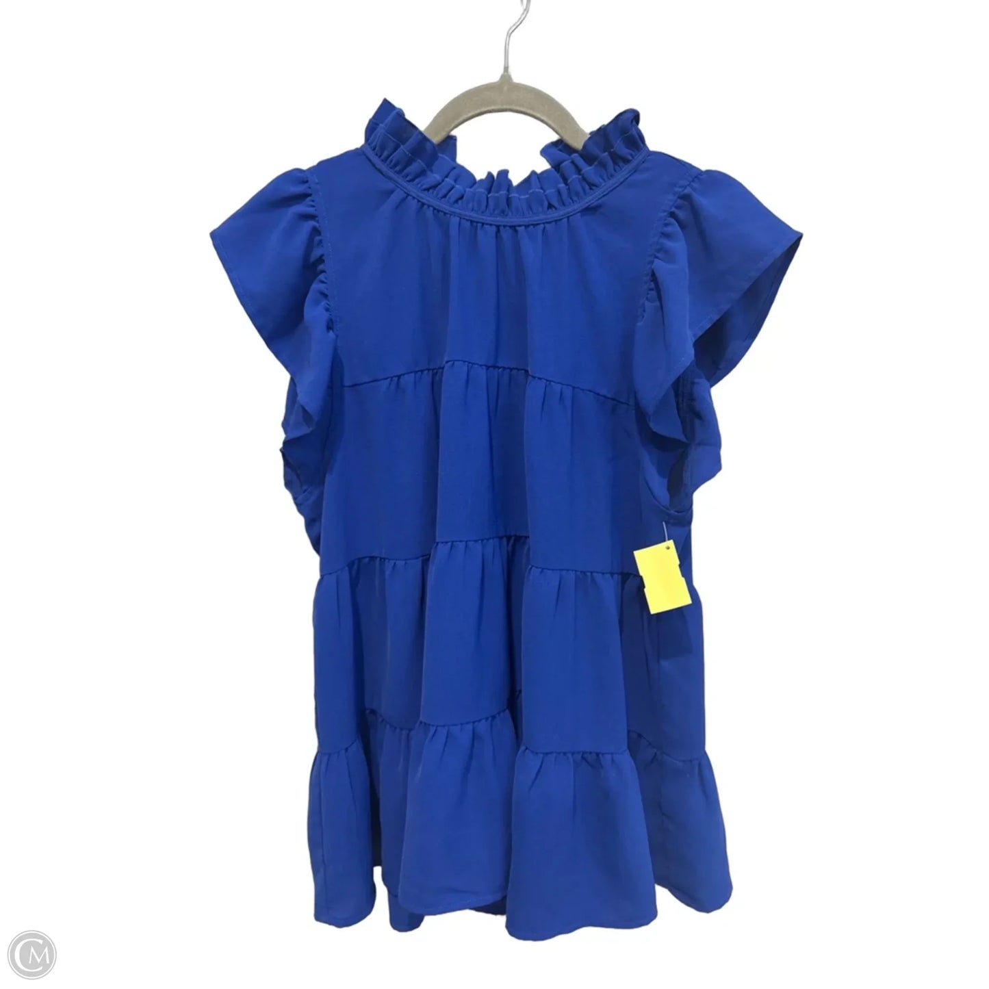 Tunic Sleeveless By Entro In Blue, Size: L