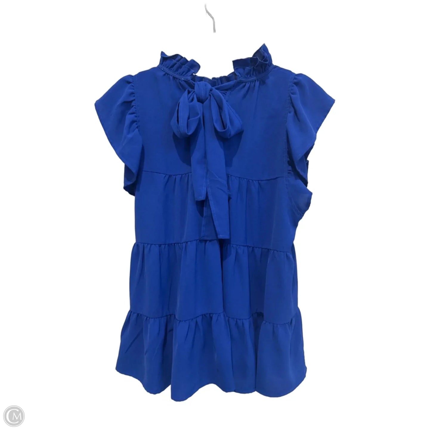 Tunic Sleeveless By Entro In Blue, Size: L