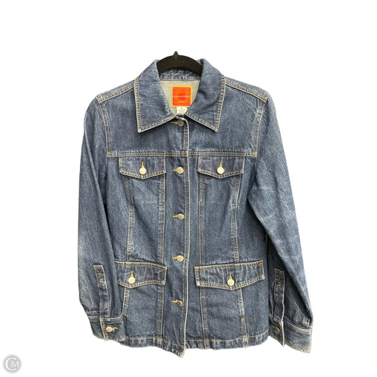 Jacket Denim By Isaac Mizrahi In Blue Denim, Size: M
